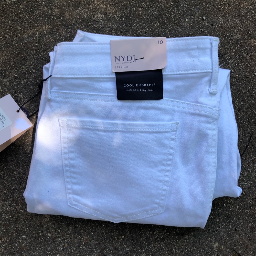 NYDJ White Capris